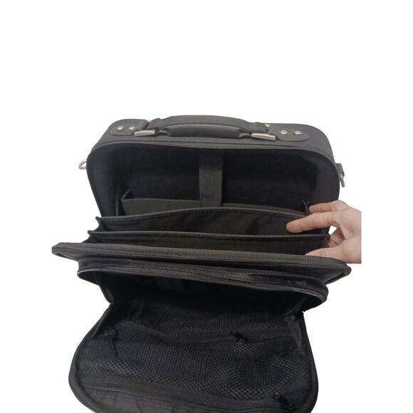 Dell Carrying Case Briefcase 14x12 for Laptop Ipad Overhead CARRY-ON Travel Bag - Picture 4 of 16